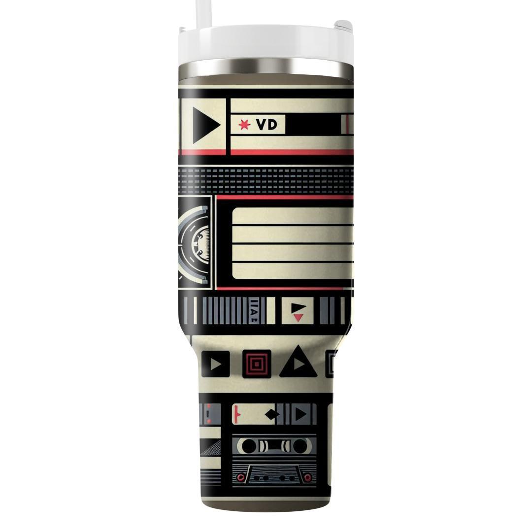Vhs Tape Vibes  Personalized Tumblers