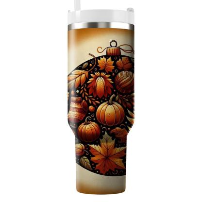 Autumn Festive Fun  Travel Tumblers