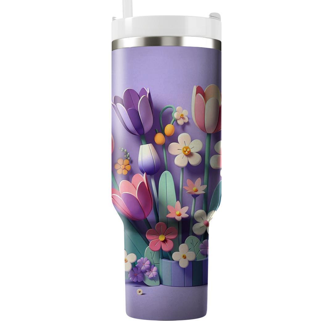 Whimsical Blossom Dreams  Insulated Tumblers