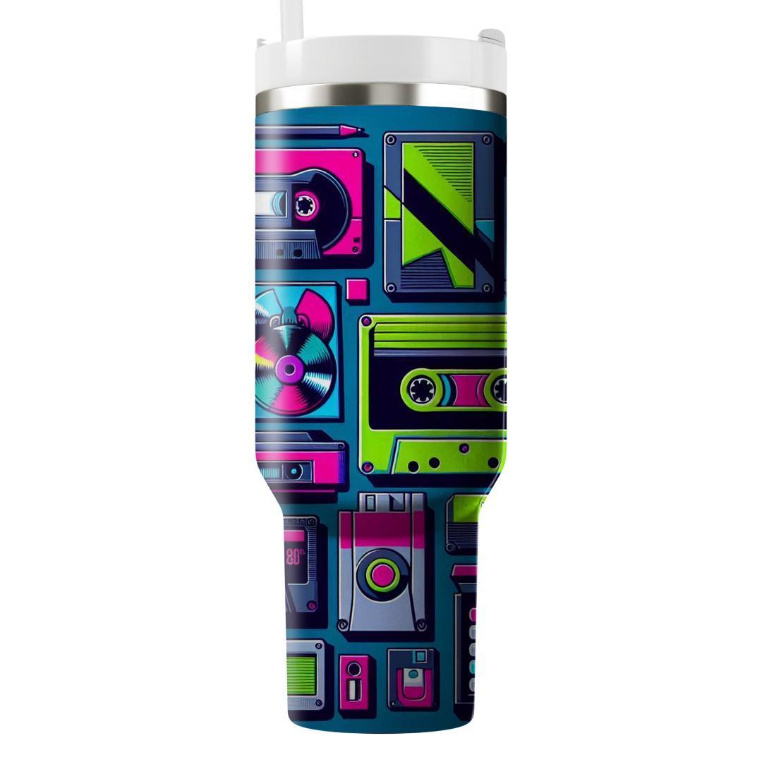 Radical Retro Tech  Personalized Tumblers
