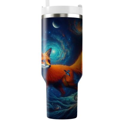 Galactic Fox Dreams  Tumblers With Lids