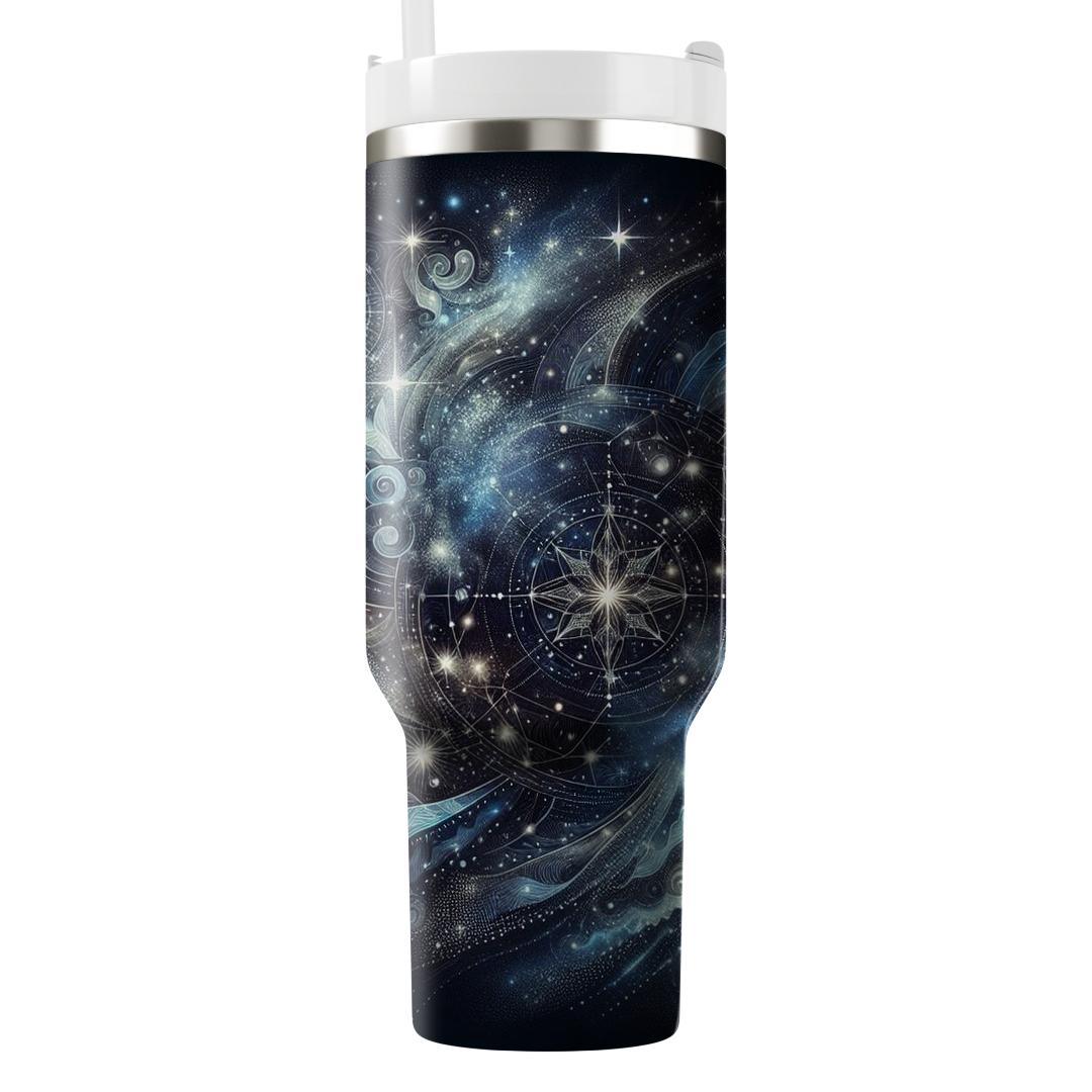Cosmic Reverence - New Year’s Celestial  Tumblers With Lids