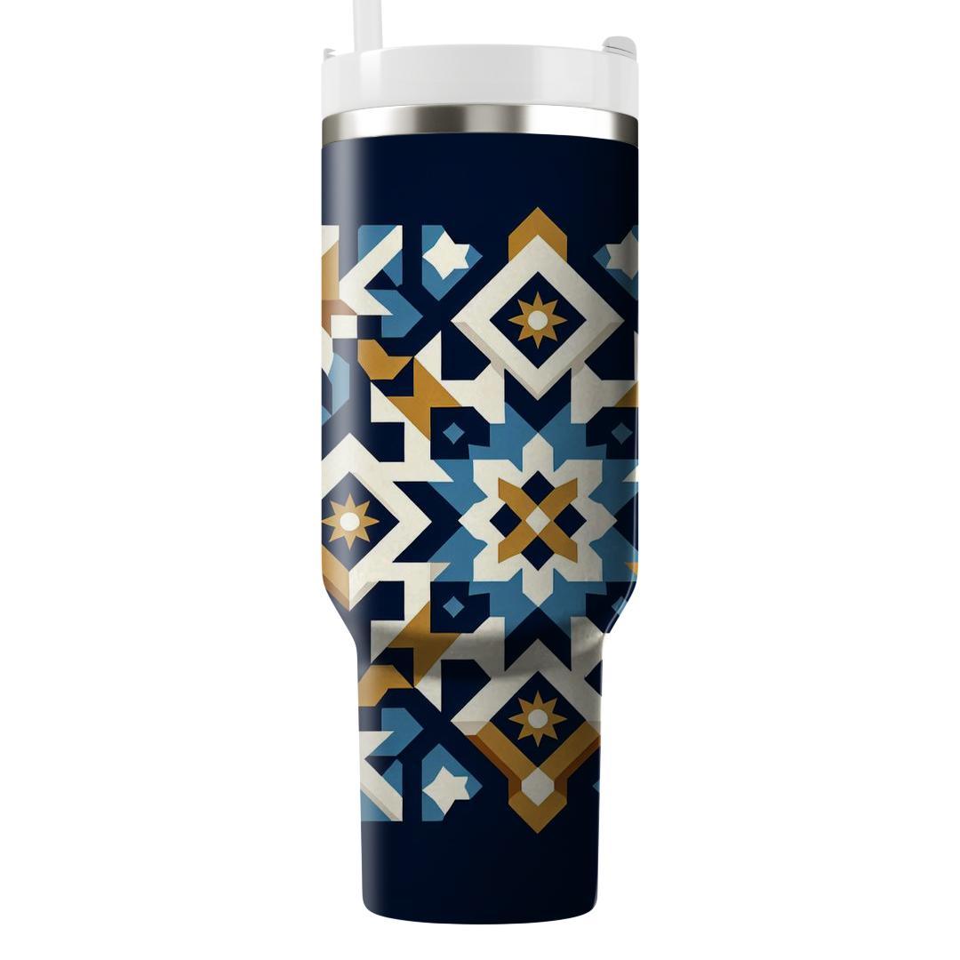 Intricate Moroccan Mosaic  Custom Tumblers