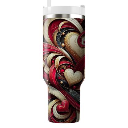 Reimagined Elegance - Valentine’s Day Love  Tumblers With Lids