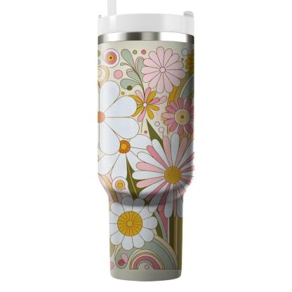 Flower Power Blossom  Travel Tumblers