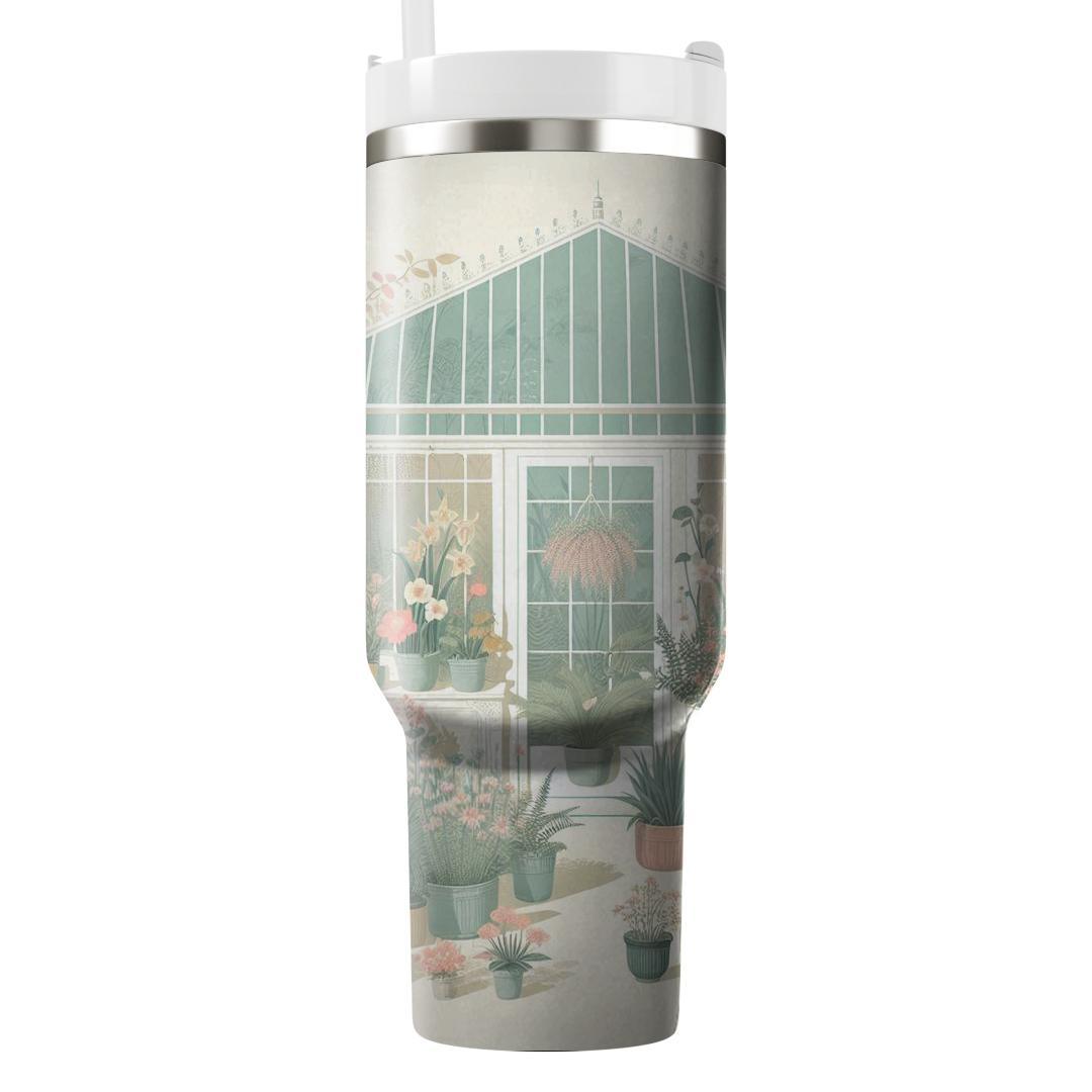 Spring Greenhouse Serenity  Unique Tumblers