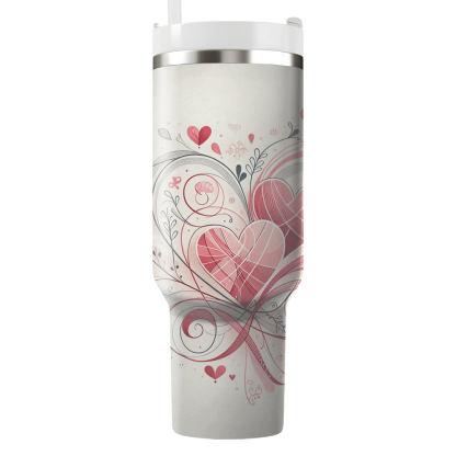 Harmony Of Hearts - Valentine’s Day  Decorative Tumblers