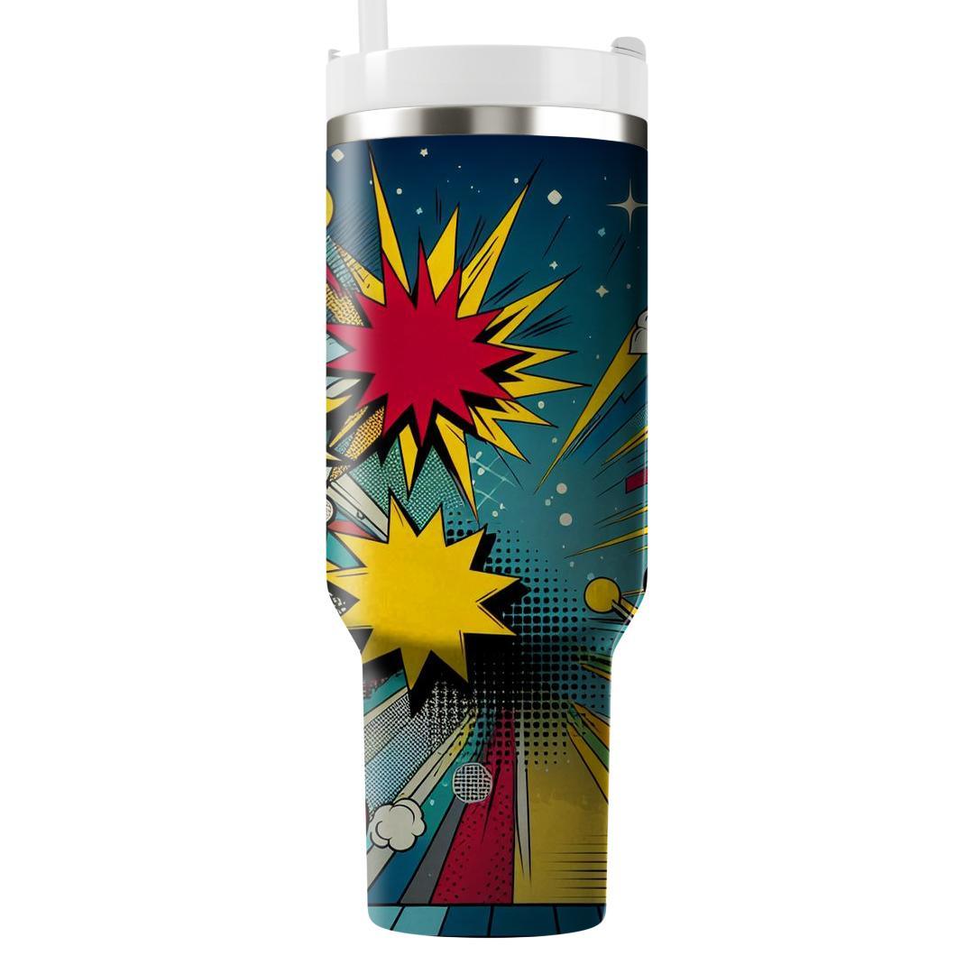 Pop Art Pizzazz  Personalized Tumblers