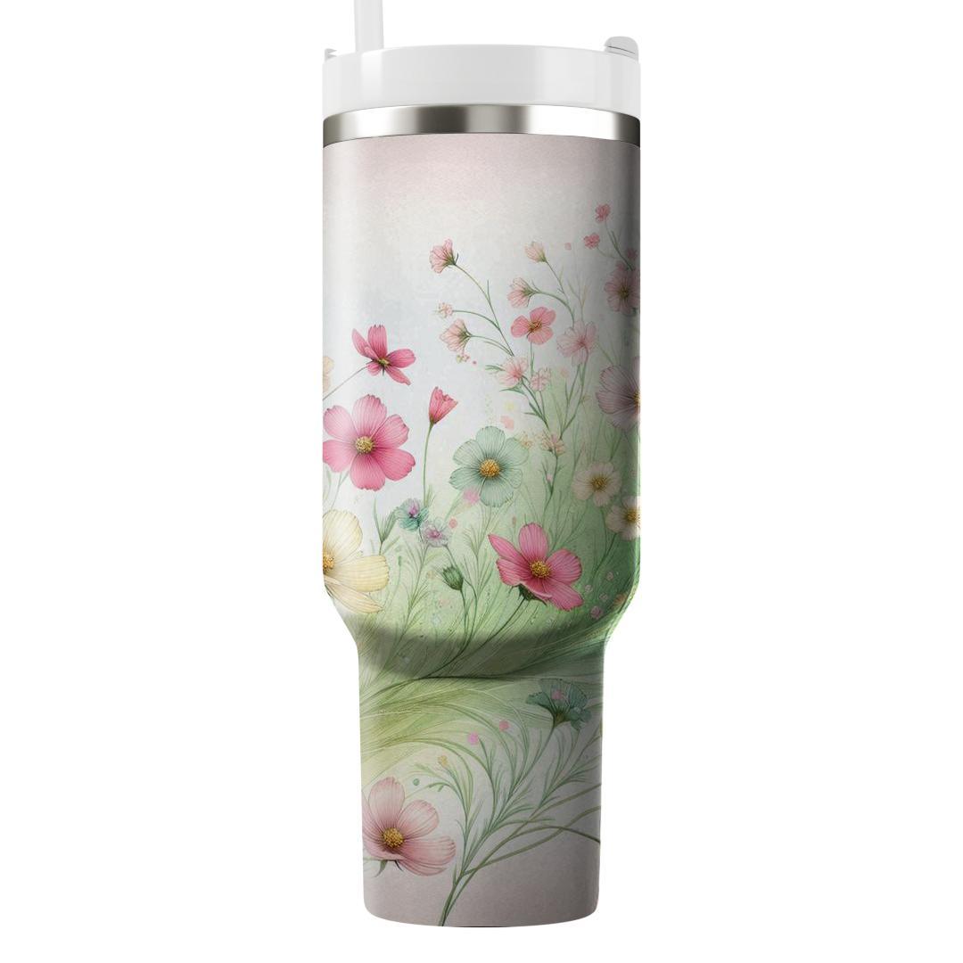 Springtime Pastel Meadow  Tumblers For Gifts