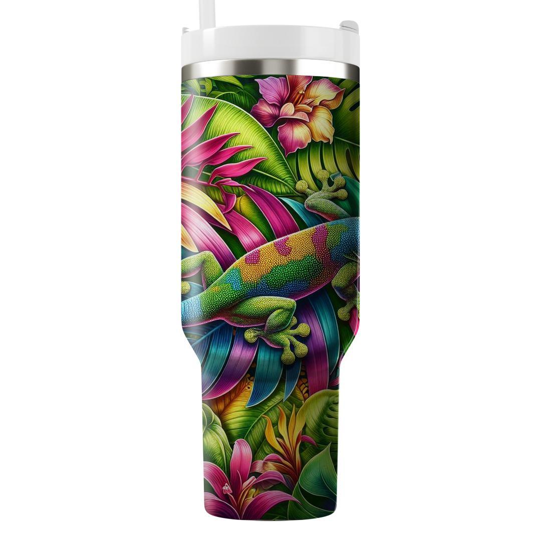 Artful Gecko Groove  Decorative Tumblers