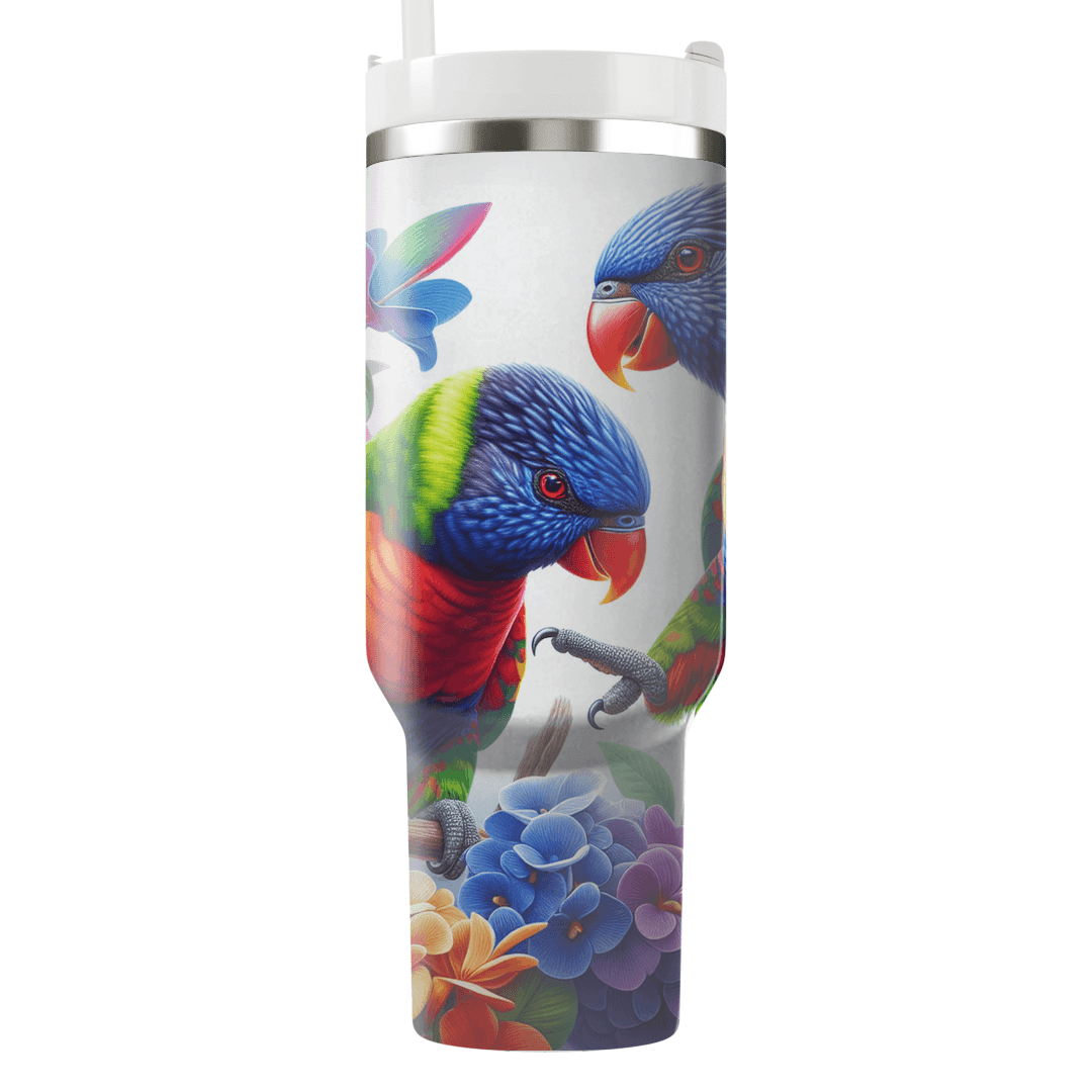Rainbow Lorikeet Bliss  Tumbler Cups