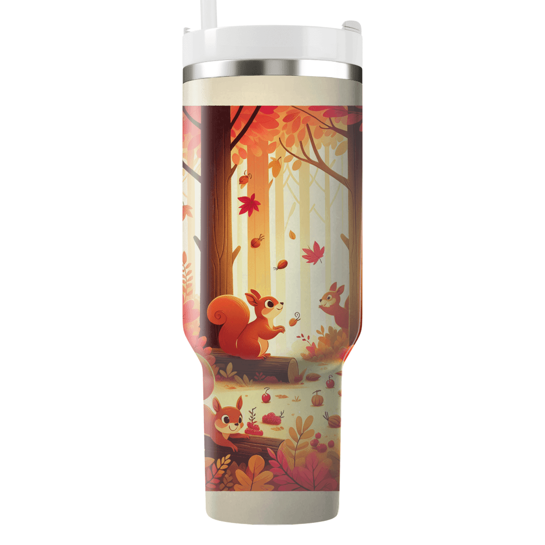 Enchanted Forest Squirrel  Tumbler Cups
