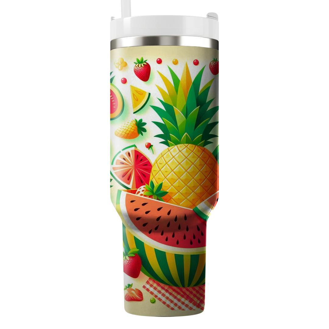 Cheery Fruit Fiesta  Tumbler Cups