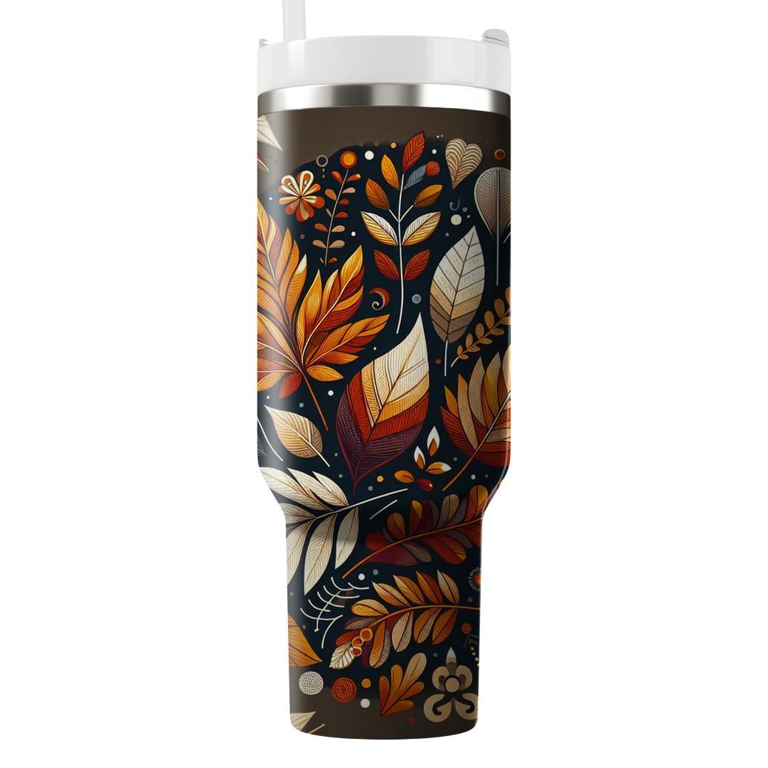 Crisp Fall Leaves  Custom Tumblers