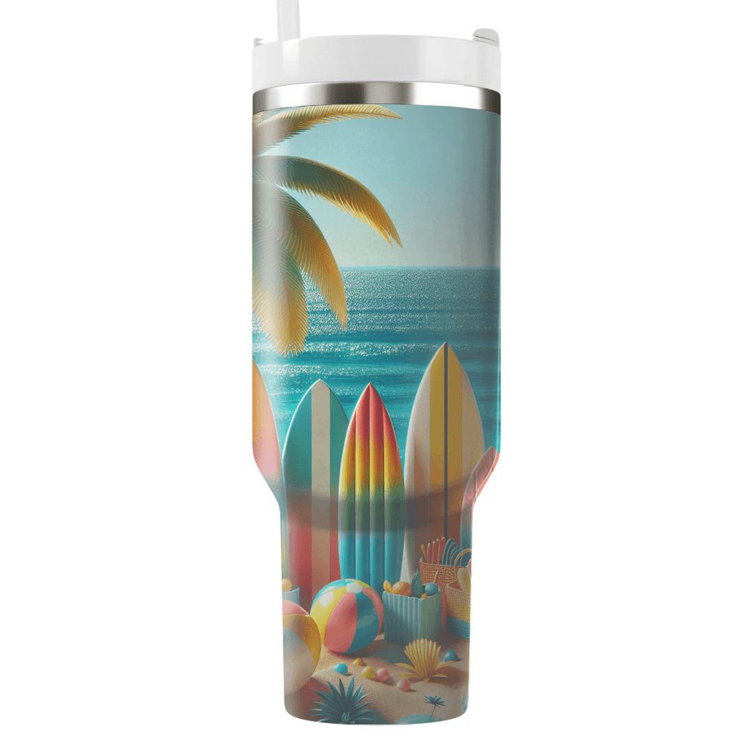 Summer Beach Retreat  Personalized Tumblers