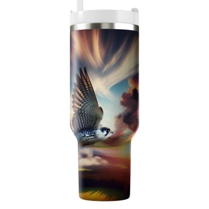 Dynamic Falcon Flight  Travel Tumblers