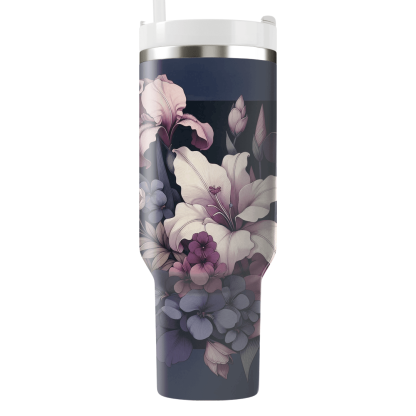Midnight Blossoms  Tumblers With Lids