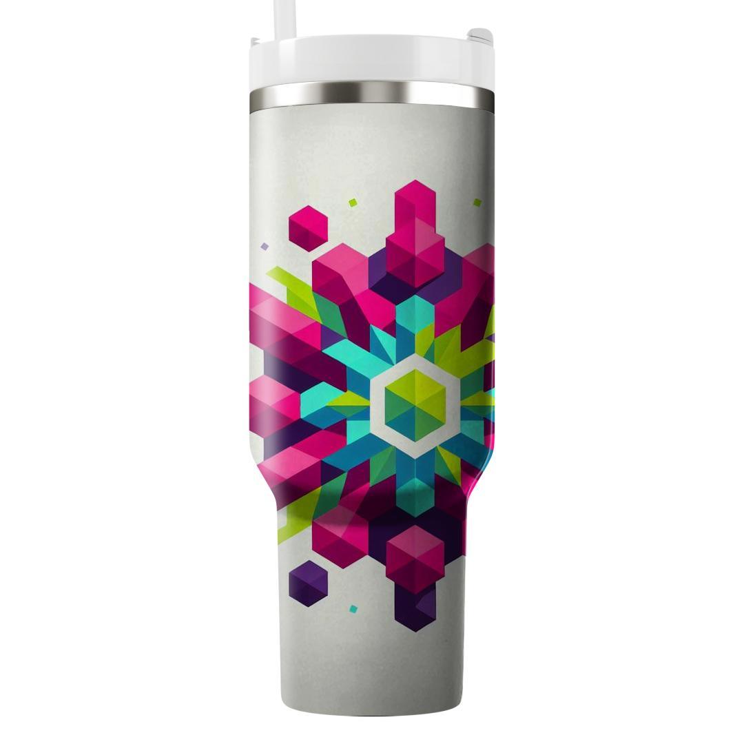 Prismatic Hexagon Burst  Tumblers For Gifts
