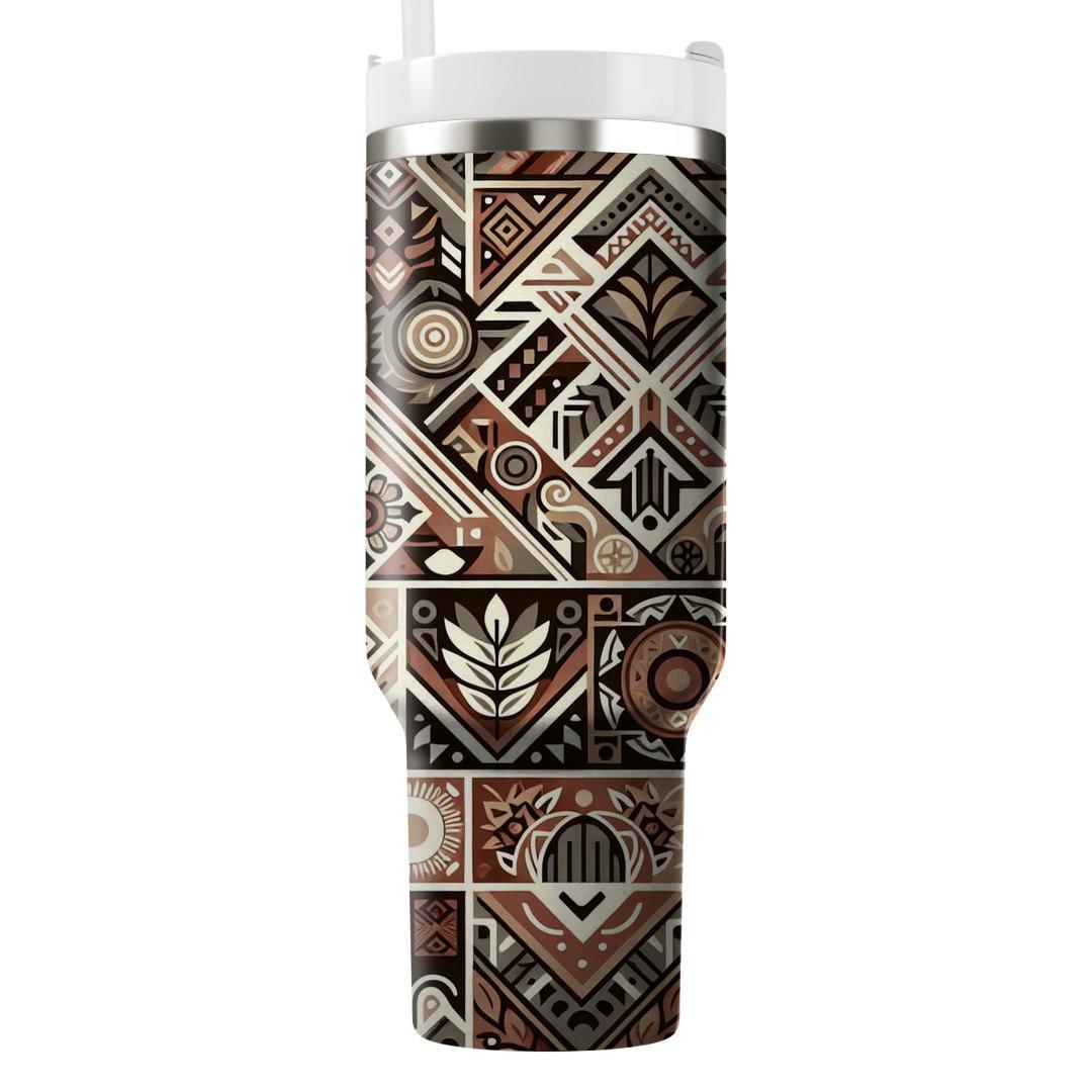 Majestic Tribal Print  Decorative Tumblers