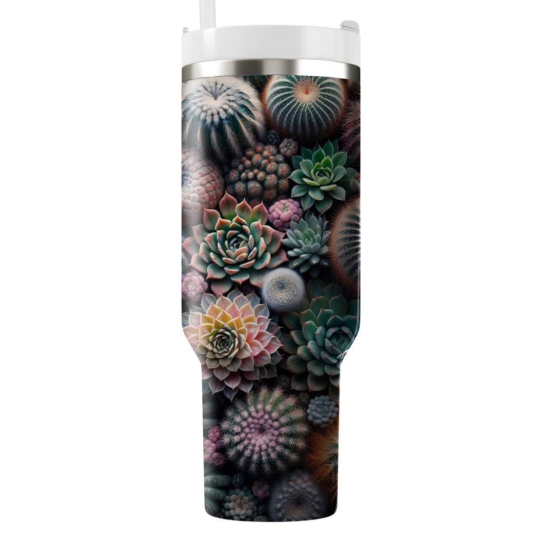 Blossoming Cactus Bloom  Unique Tumblers