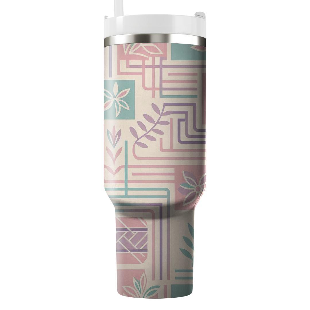 Peaceful Pastel Plaid  Custom Tumblers