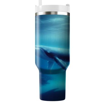 Tranquil Whale Song  Travel Tumblers