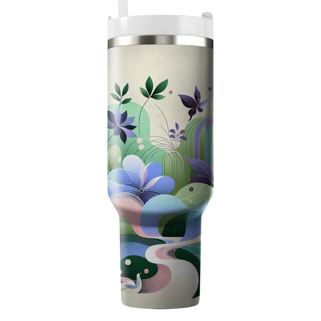 Elysian Garden - A Modern Spring Equinox  Tumbler Cups