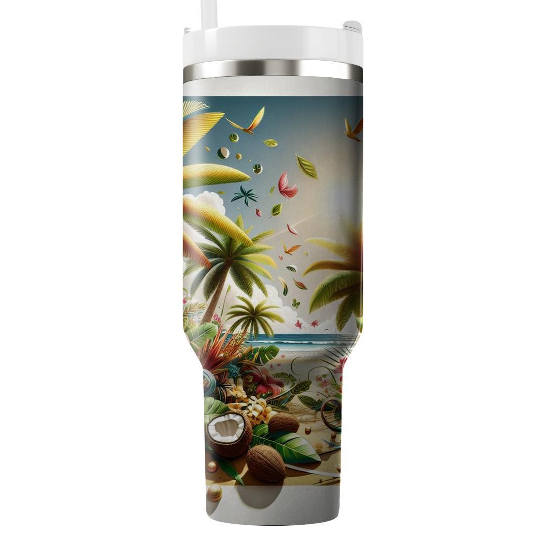 Summer Oasis Adventure  Tumbler Cups