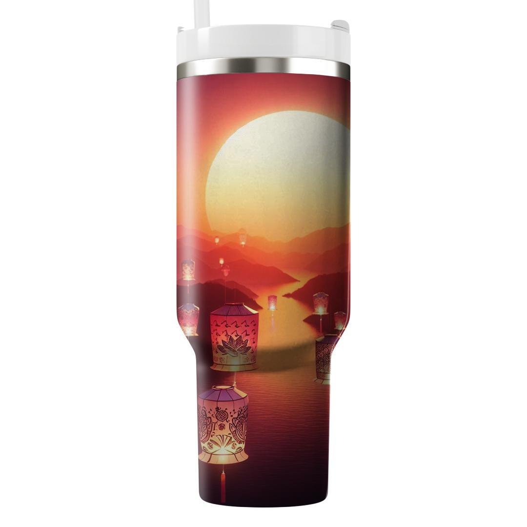 Sunkissed Lantern Festival Unique Tumblers