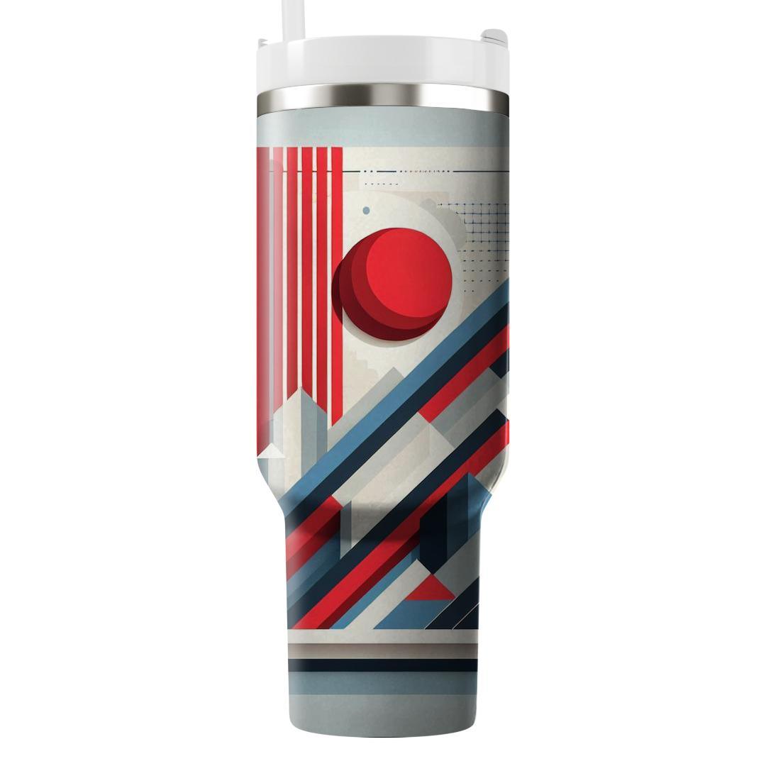 Diagonal Stripe Energy  Insulated Tumblers