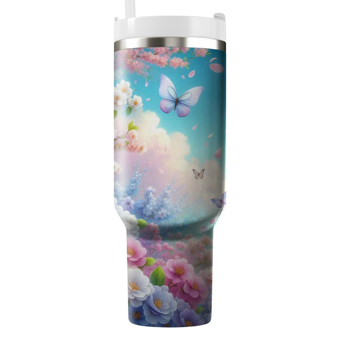 Spring Dreamy Garden  Decorative Tumblers