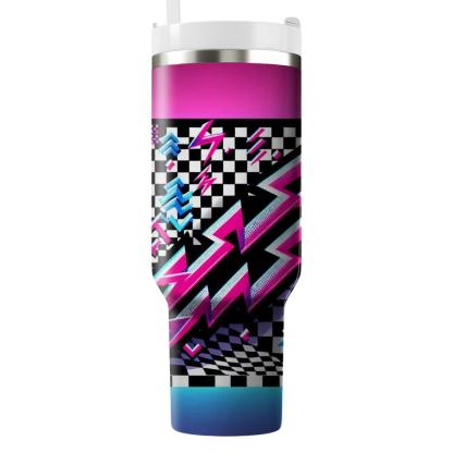 Checkerboard Flash  Tumbler Cups