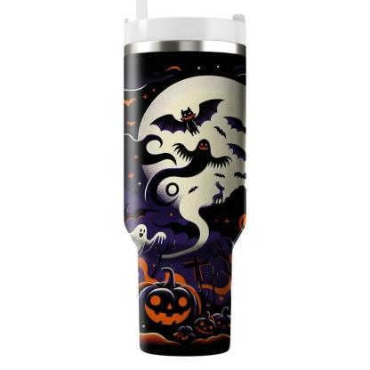 Spooky Halloween Night  Travel Tumblers