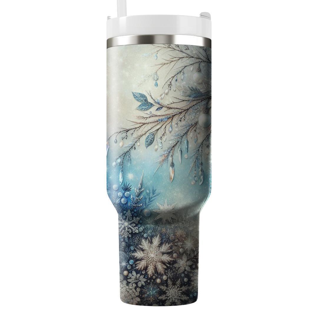 Glistening Winter Morning  Travel Tumblers