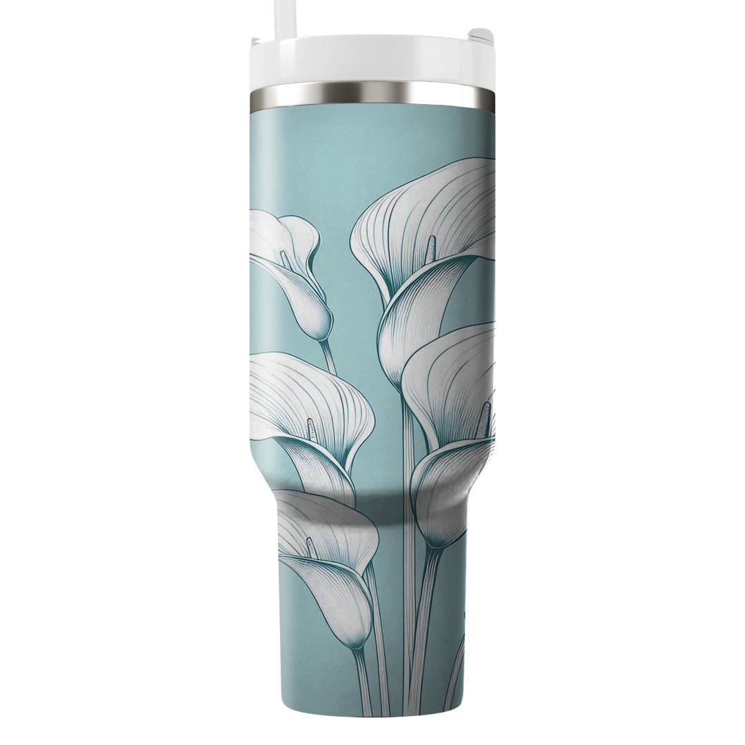 Graceful Calla Lily Essence  Unique Tumblers
