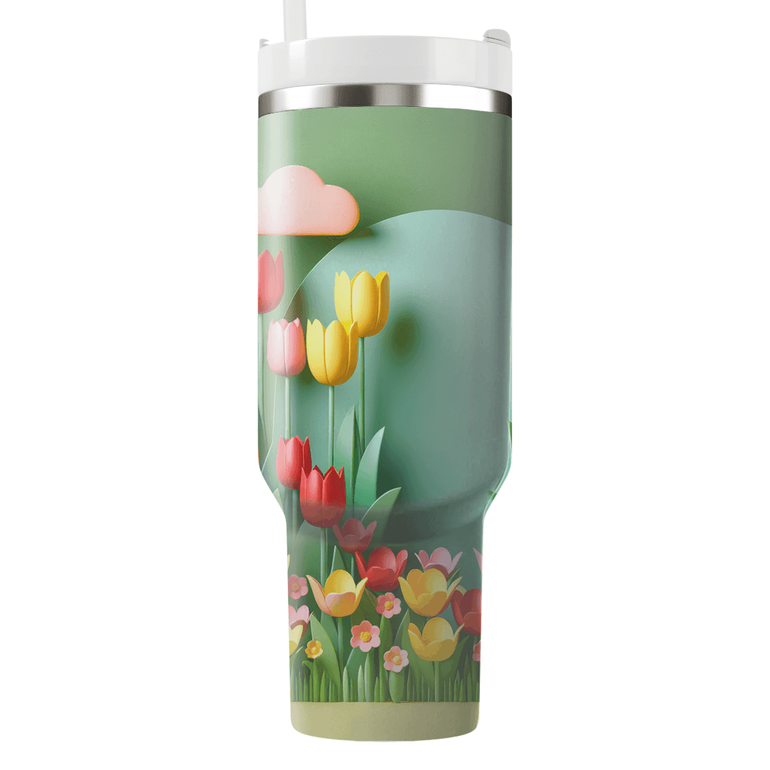 Joyful Tulip Bloom  Tumblers For Gifts