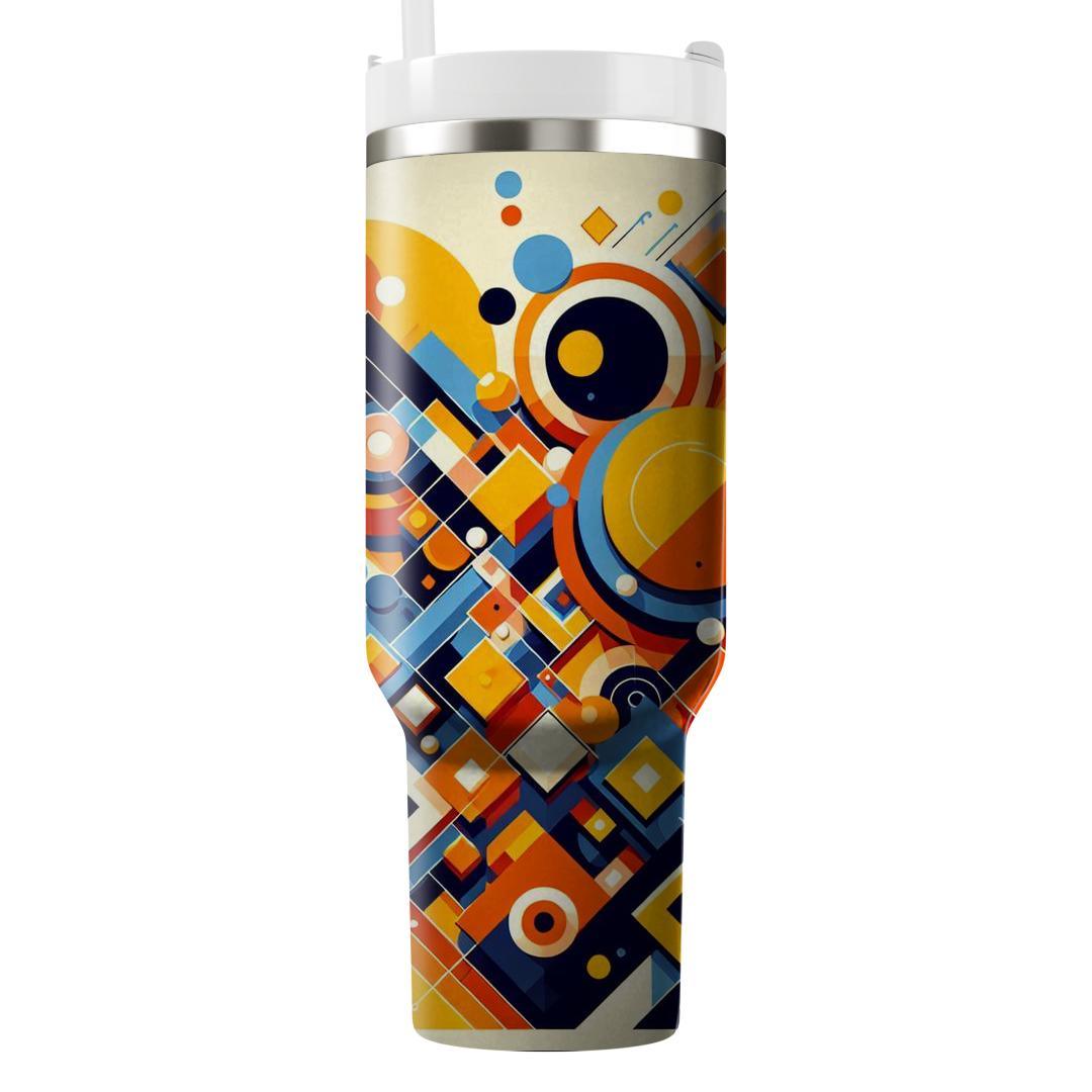 Funky Geometric Dreams  Travel Tumblers
