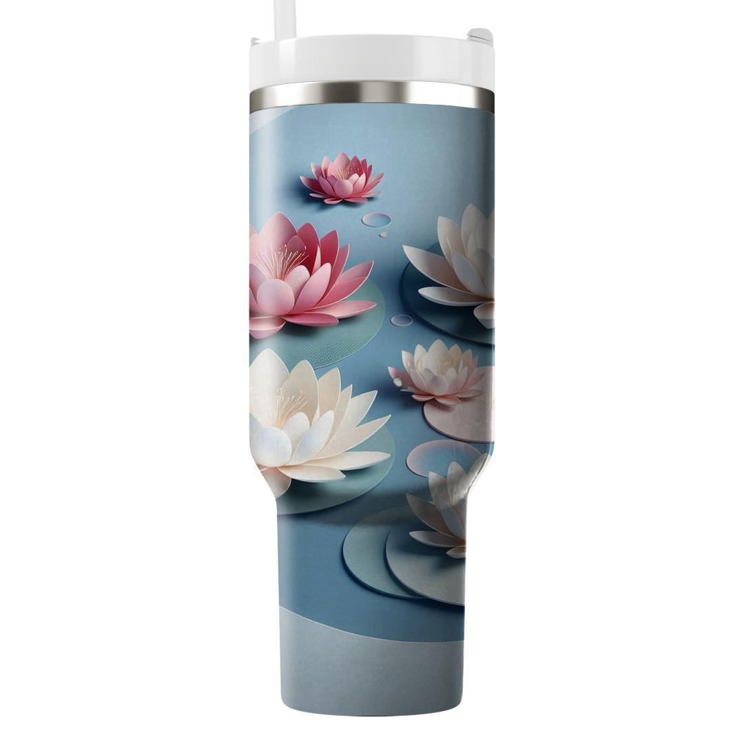 Graceful Water Lily  Insulated Tumblers