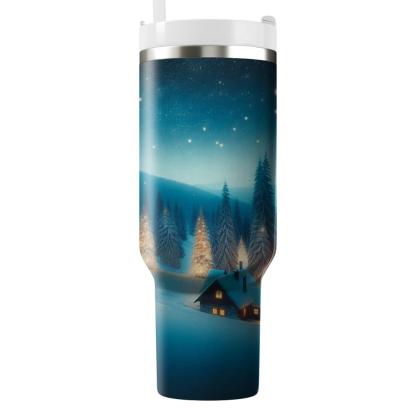 Winter Nights Cozy  Tumbler Cups