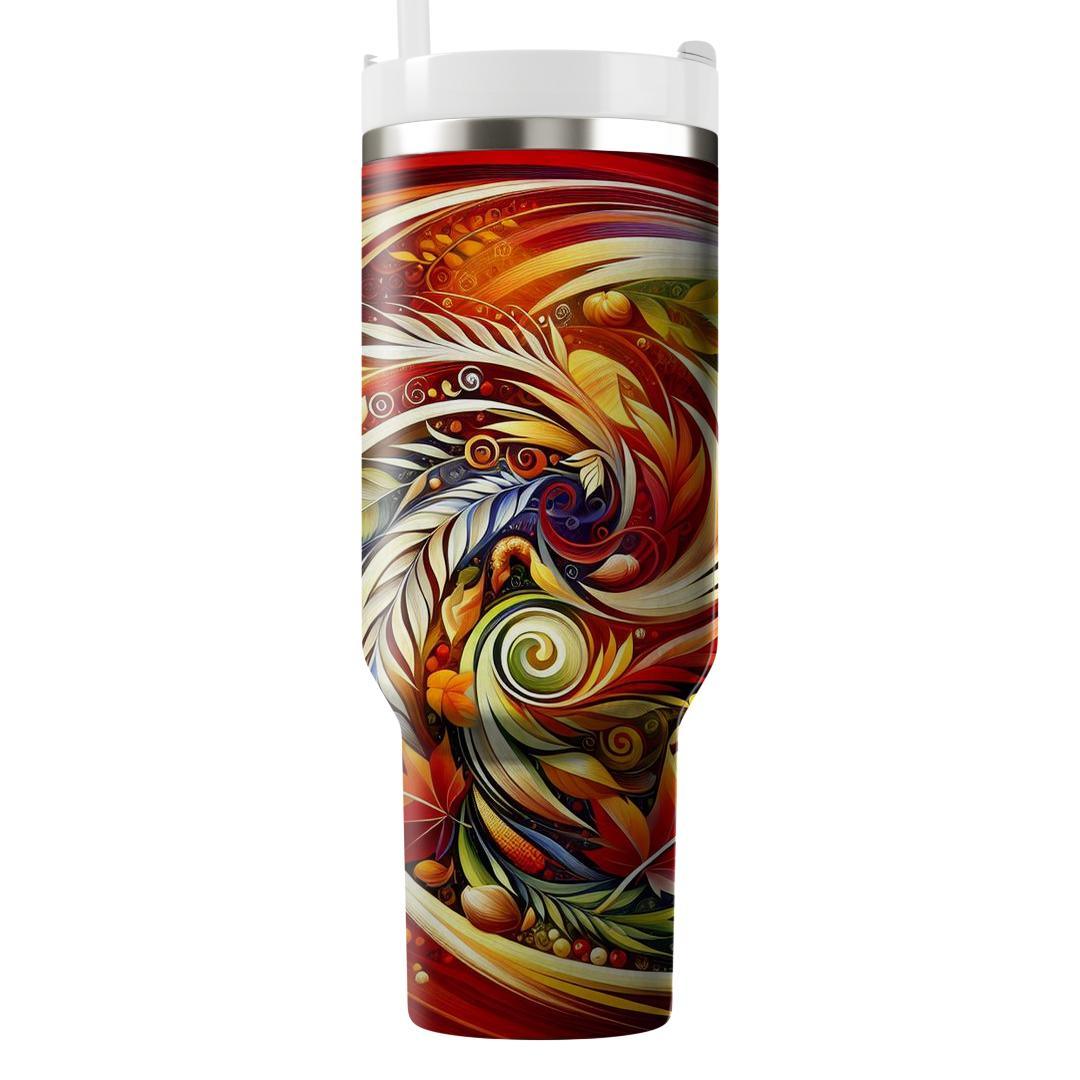 Winds Of Change - Fall Harvest Festival  Tumblers With Lids
