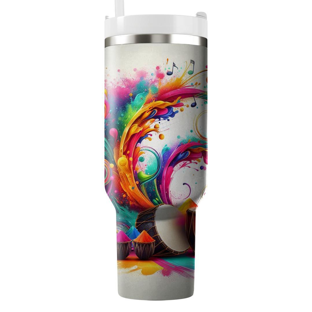Festival Of Light And Sound - A Unique Holi  Tumbler Cups