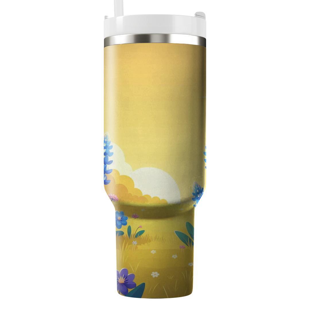 Blossoming Bluebonnet  Insulated Tumblers