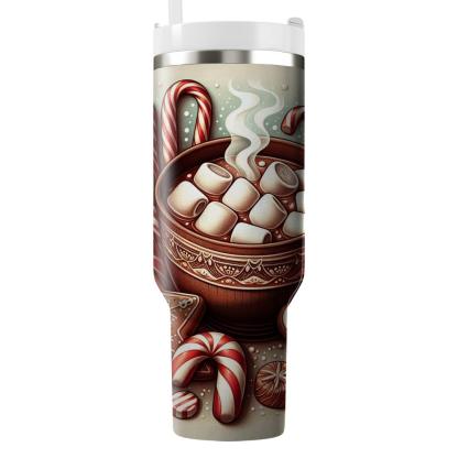Winter Hot Cocoa Treat  Travel Tumblers