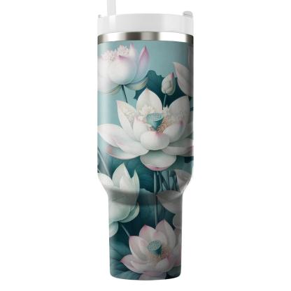 Ethereal Lotus Reverie  Tumbler Cups