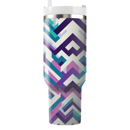 Harmonious Zigzag Rhythm  Custom Tumblers