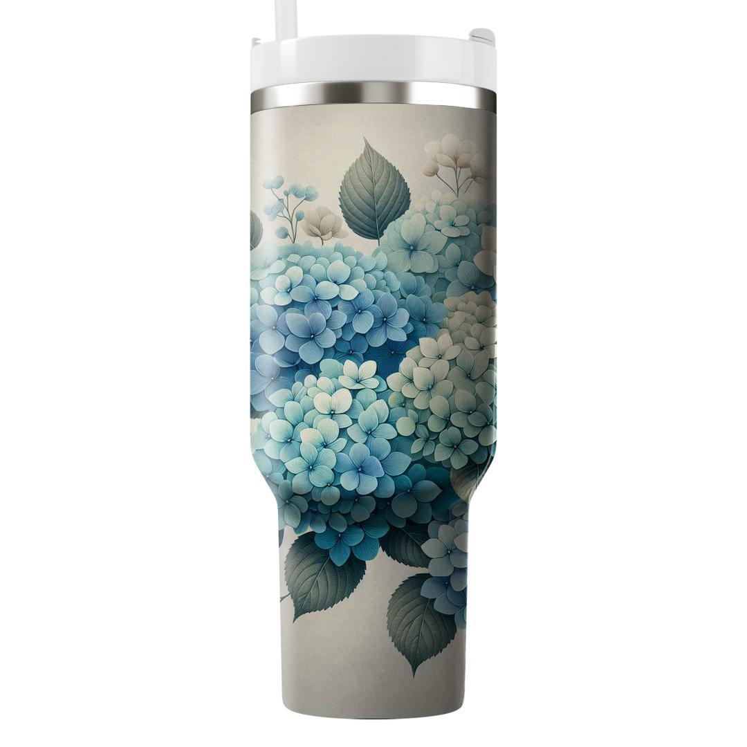 Ocean Breeze Hydrangea  Tumbler Cups