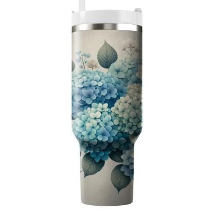 Ocean Breeze Hydrangea  Tumbler Cups