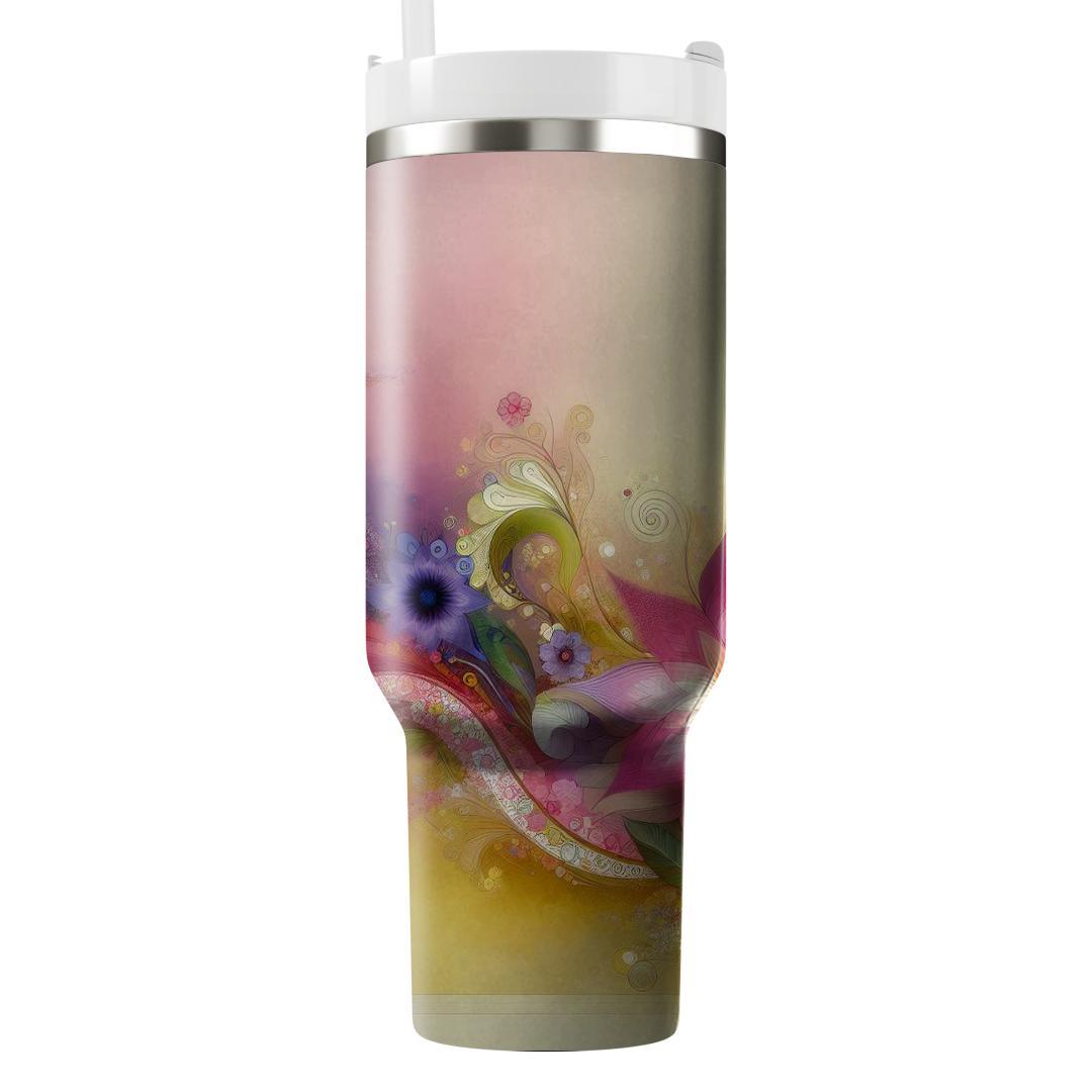 Festive Fragrance - Floral Festival  Personalized Tumblers