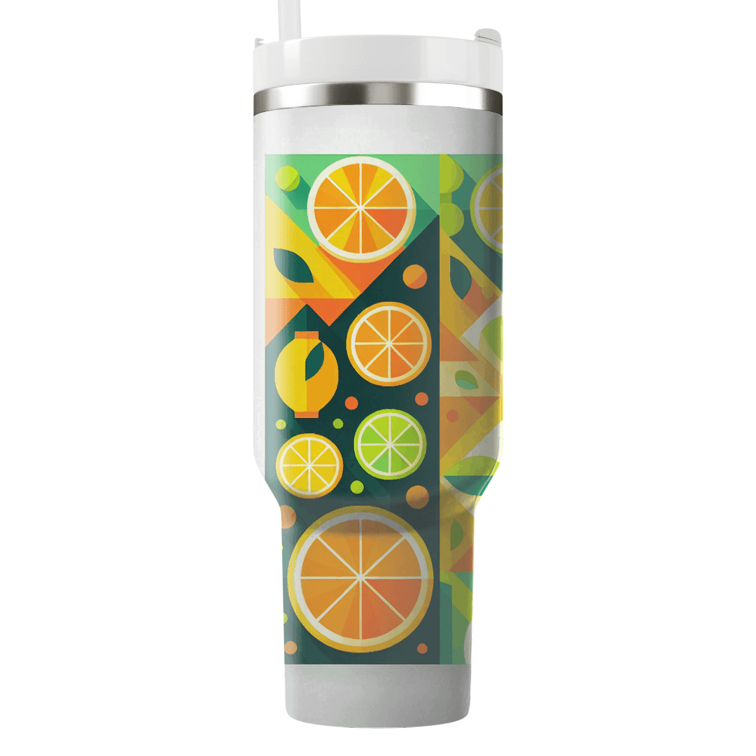 Citrus Slice Mosaic  Custom Tumblers