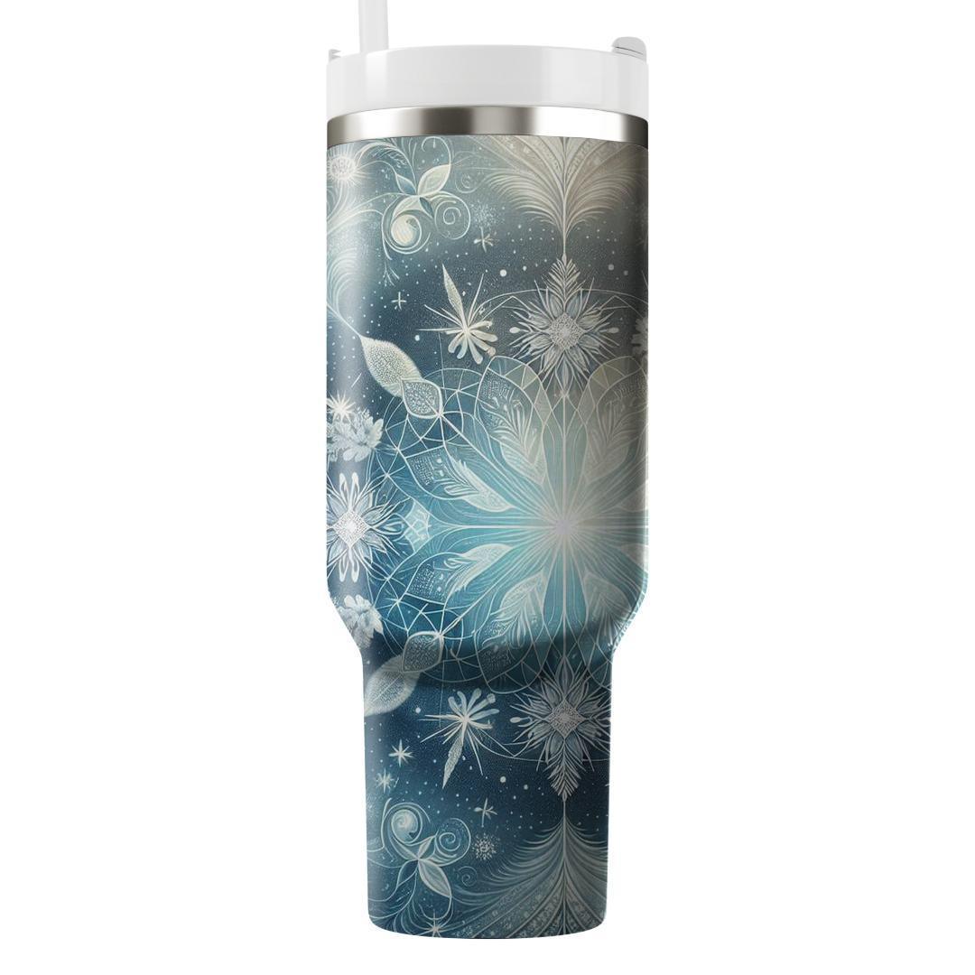 Shimmering Serenity - Winter Solstice  Tumblers With Lids